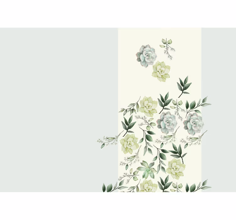 Fototapete blumen sukkulentes blumenarrangement - TenStickers