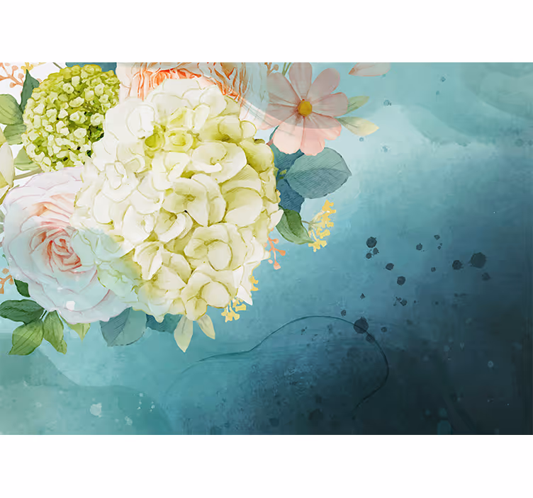 Fototapete blumen blumengesteck arrangement - TenStickers