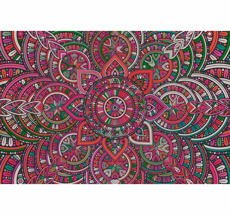 Boho-mandala-kunst-wandmalereien - TenStickers