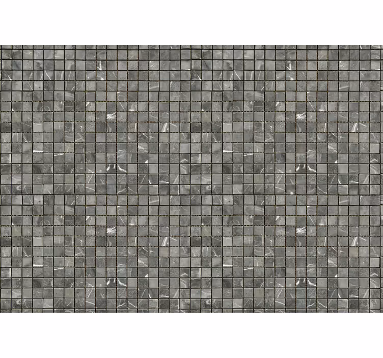 Fototapete Badezimmer schwarze KachelnSchwarze Fliesen - TenStickers