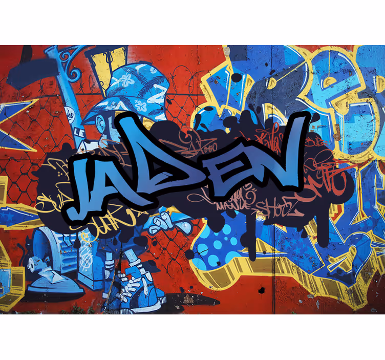 Fototapete Urbane Kunst benutzerdefinierter Name PA - TenStickers