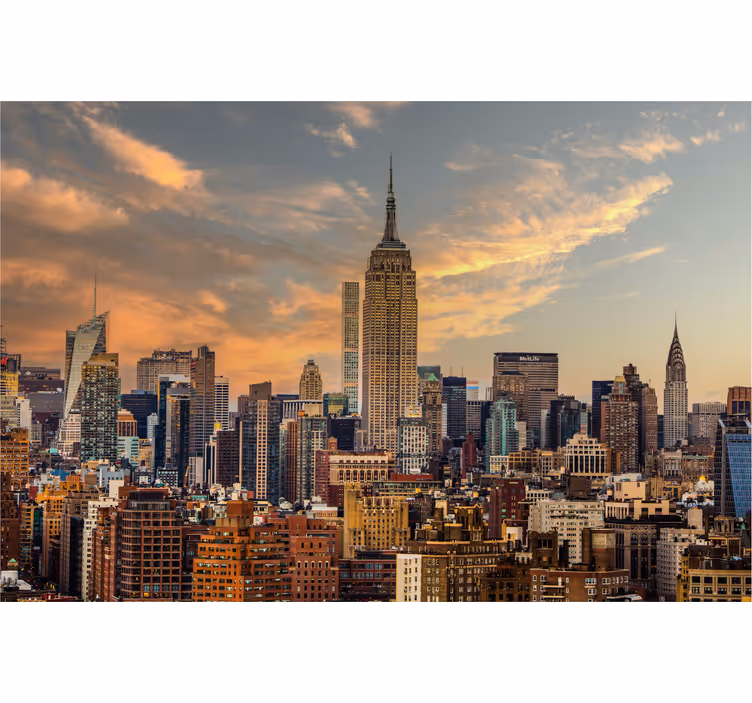 Fototapete Büro new York Skyline = New Yorker Skyline - TenStickers