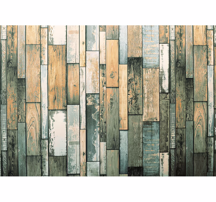 Fototapete Holz holzbretter - TenStickers