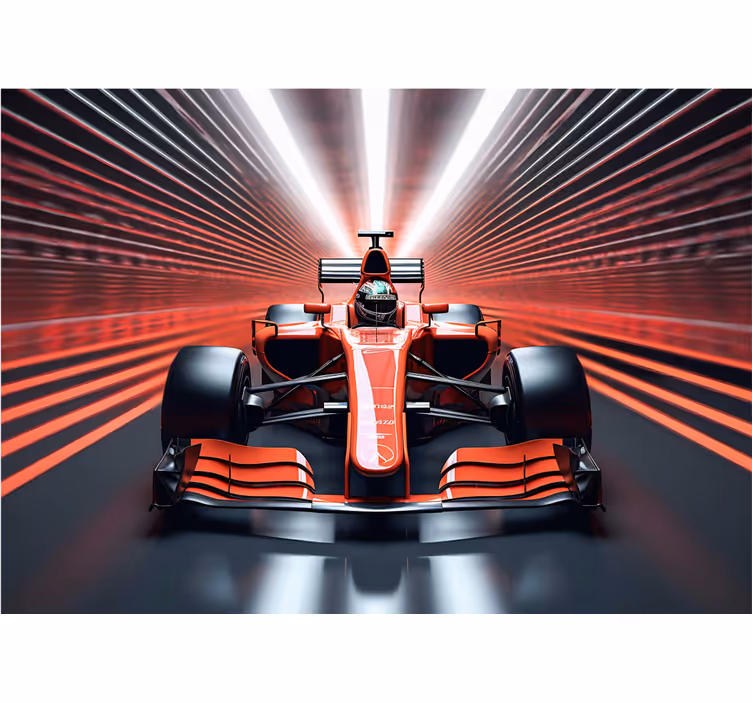 Fototapete Jugendzimmer rote formel 1 - TenStickers