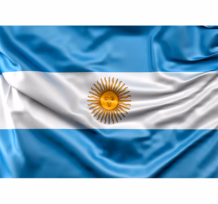 Fototapete argentinische flagge - TenStickers