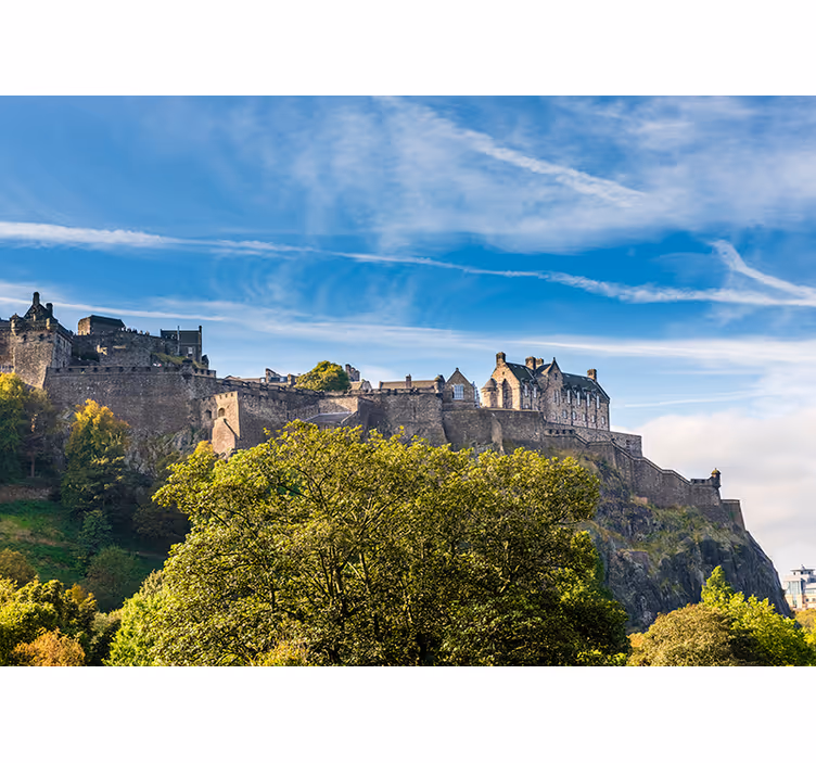 Fototapete Städte edinburgh castle panorama - TenStickers