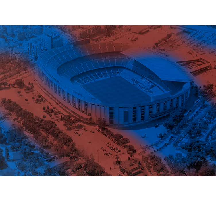 Fototapete Städte fußballstadion von barcelona - TenStickers