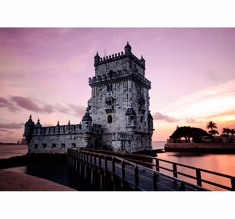 Fototapete Städte lissabon-turm - TenStickers