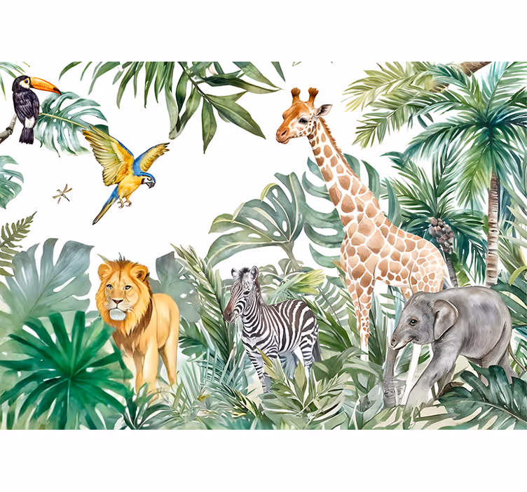 Fototapete Tiere tierwelt - TenStickers