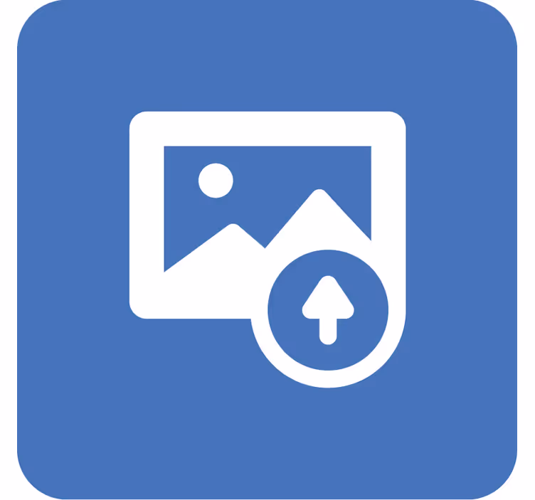 Personalisierter Glasuntersetzer mit Foto - TenStickers