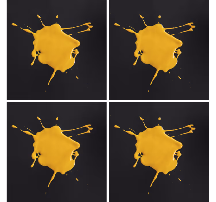 Untersetzer gelbe spritztextur - TenStickers
