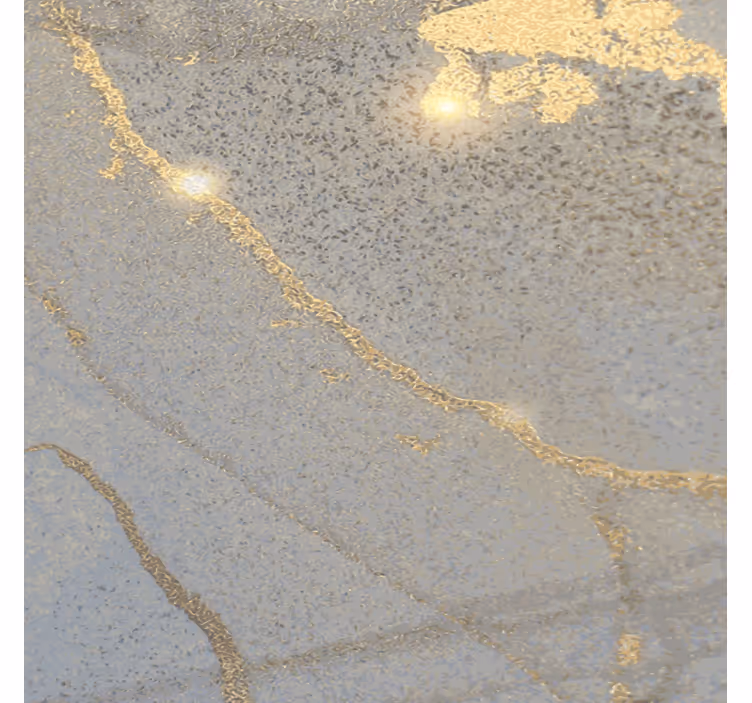 Untersetzer mit elegantem goldfolienoberfläche - TenStickers