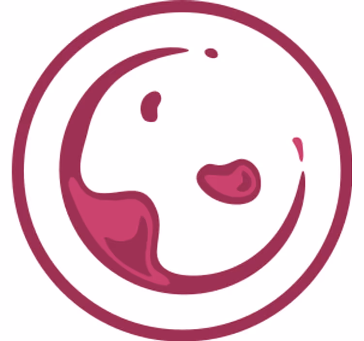 Bierdeckel verspielt wein spritzer - TenStickers