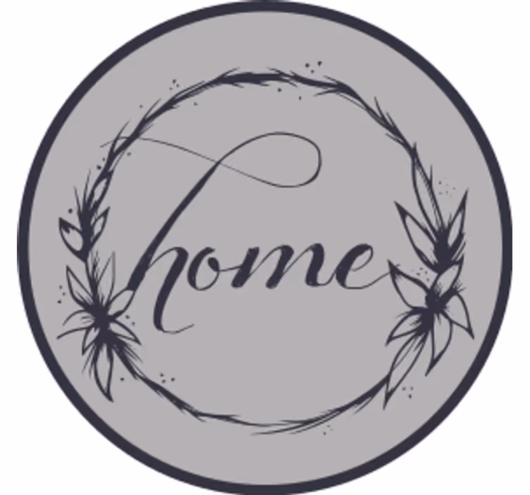 Bierdeckel sprüche eleganter floraler wohnkreis - TenStickers