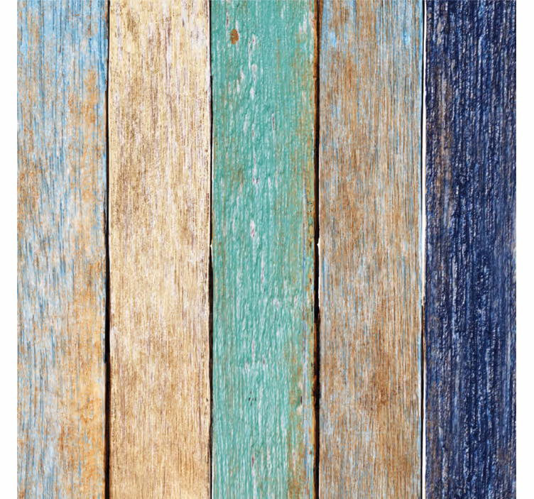 Untersetzer aus verwitterten holzplanken - TenStickers