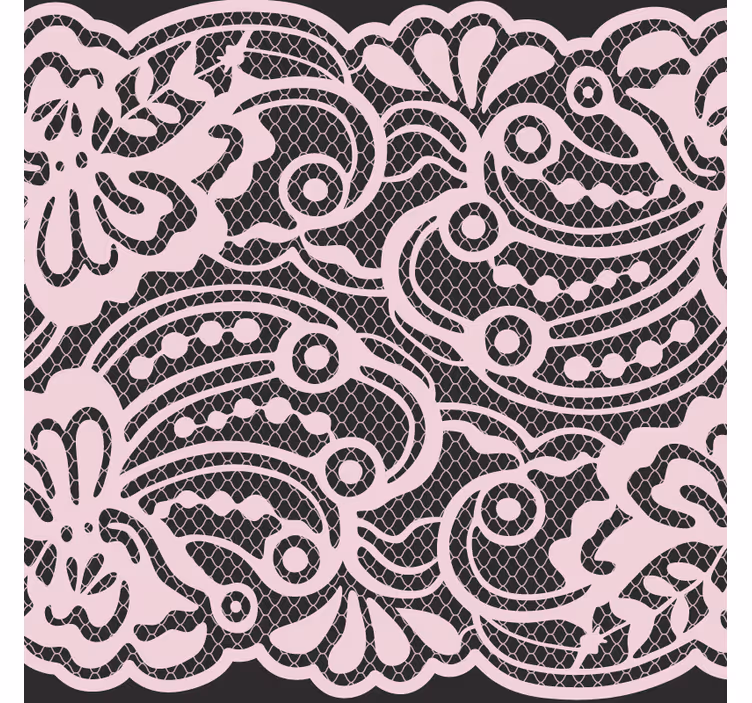 Untersetzer modern mit elegantem spitzenmuster - TenStickers