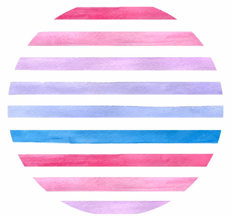 Untersetzer im aquarell streifen muster - TenStickers