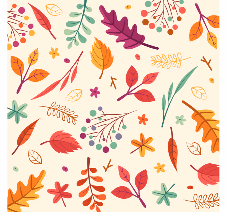 Untersetzer freak bunte blumenmuster - TenStickers