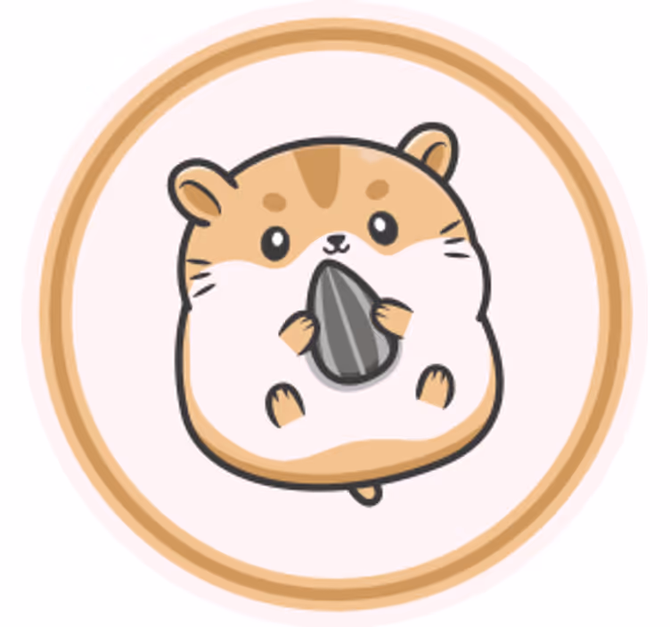 Untersetzer freak süßer hamster mit samen - TenStickers