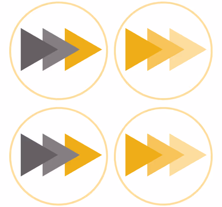 Untersetzer freak mit pfeilmuster - TenStickers