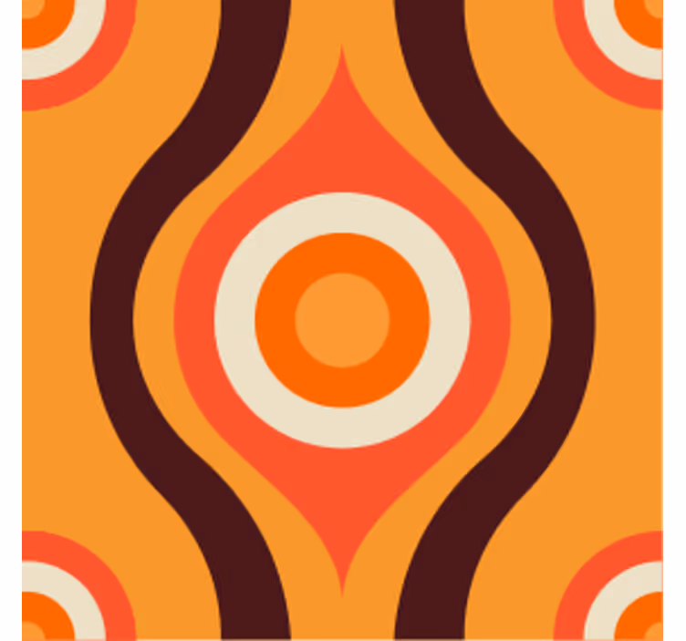 Untersetzer freak im retro kreisdesign - TenStickers