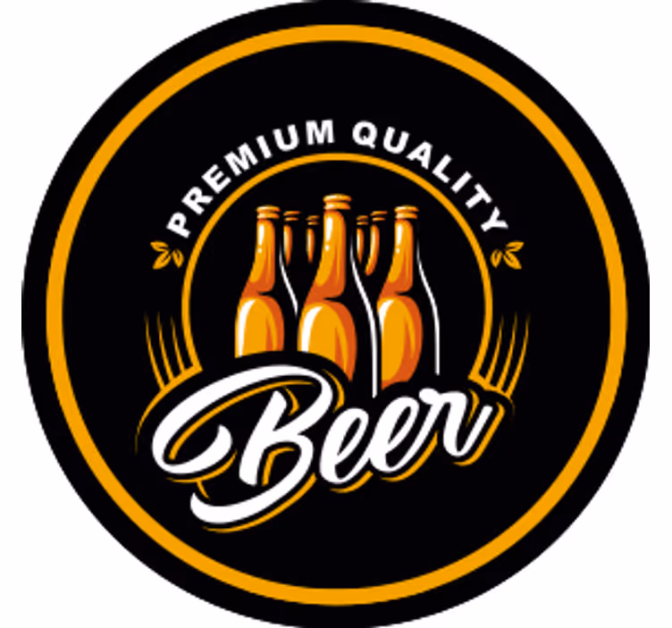 Bierdeckel premium qualität getränkesymbol - TenStickers