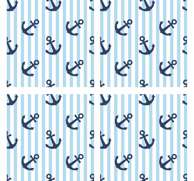Untersetzer freak nautisches ankerdesign - TenStickers