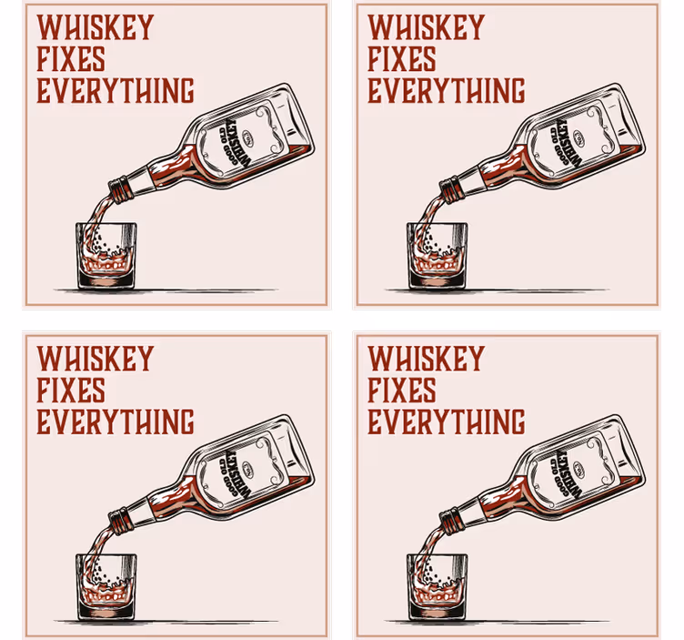 Bierdeckel sprüche und whiskey ausschank visuals - TenStickers