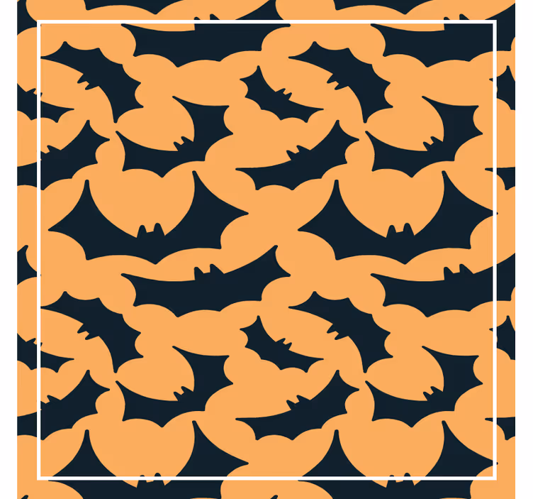 Untersetzer halloween fledermaus-muster - TenStickers