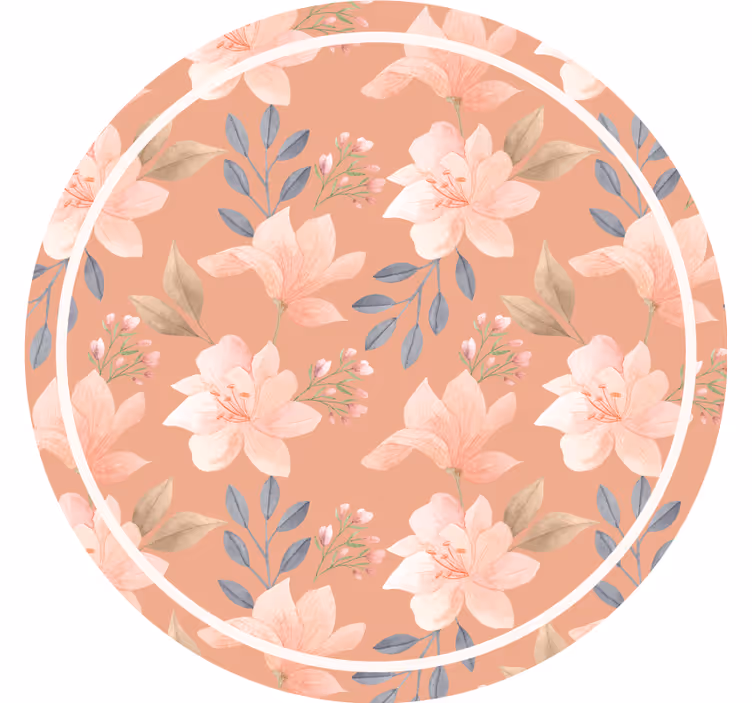 Untersetzer Vintage Handgemaltes aquarell blumen - TenStickers