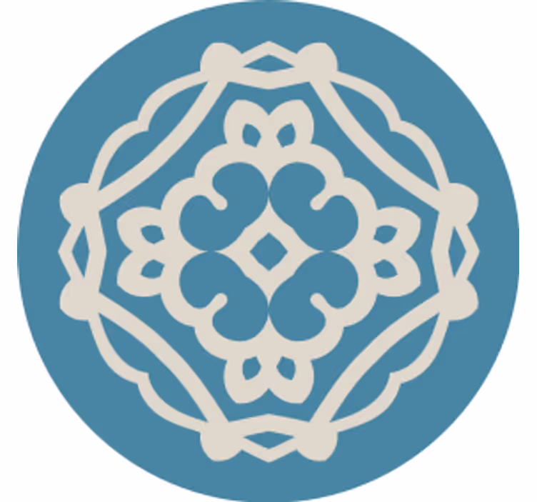 Untersetzer mit filigranem musterüberzug - TenStickers