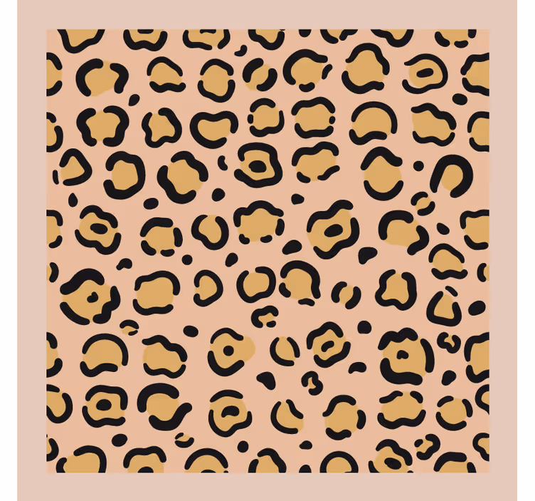 Untersetzer mit leopardenmuster - TenStickers