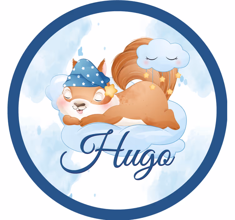Untersetzer freak eichhörnchen im entspannungsmodus - TenStickers