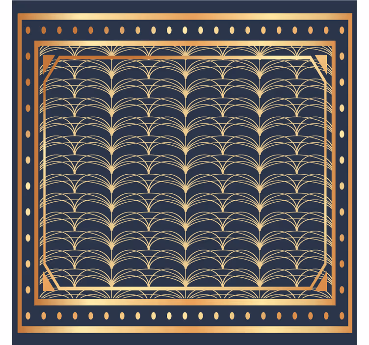 Untersetzer mit elegantem geometrischen muster - TenStickers