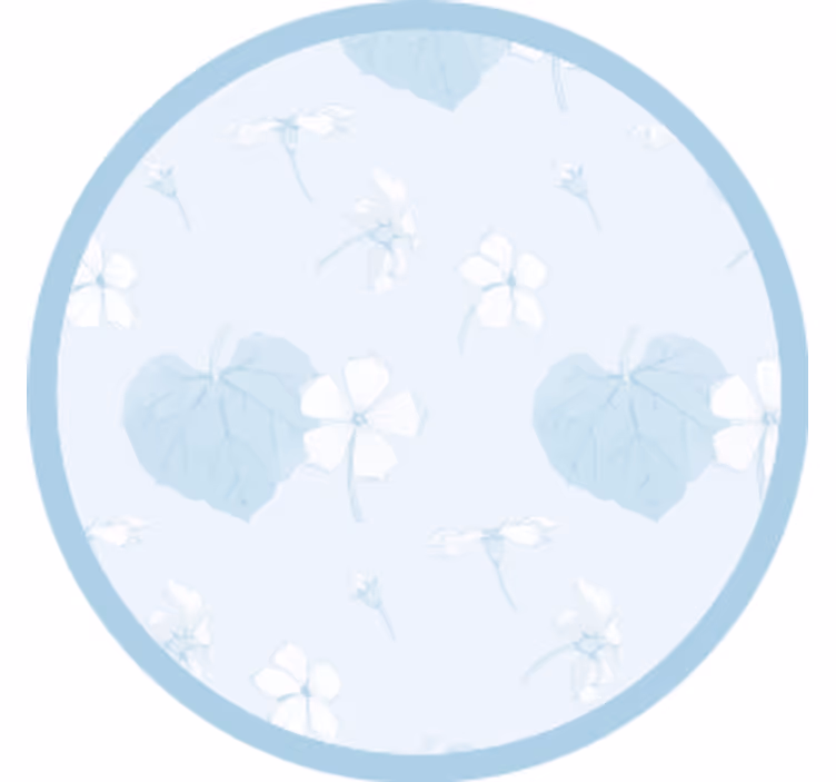 Untersetzer mit floral bedruckter oberfläche - TenStickers