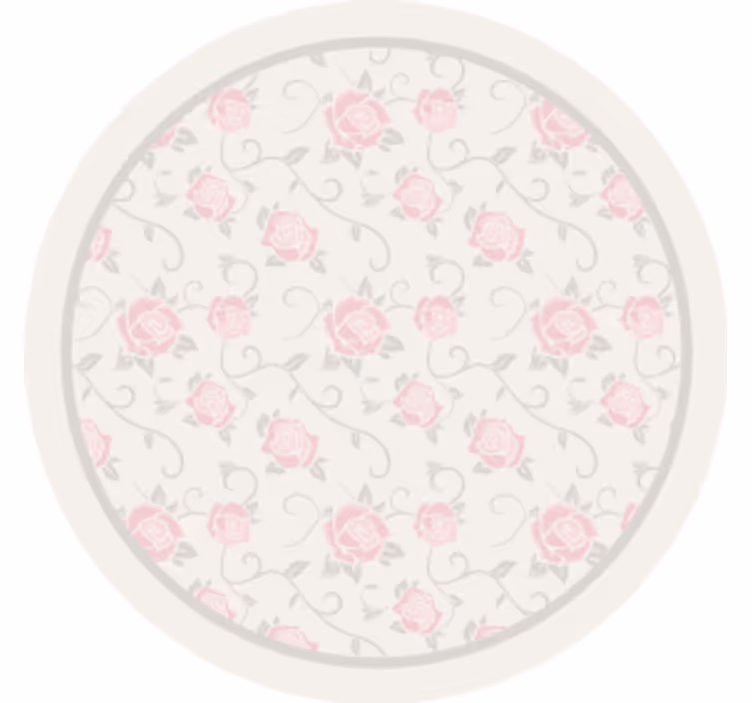 Vintage untersetzer mit floralen mustern - TenStickers