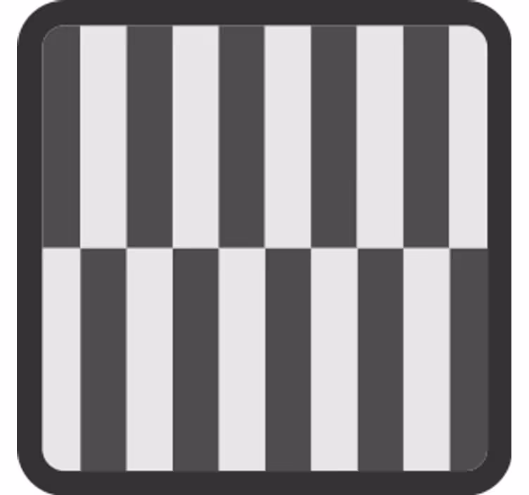 Untersetzer mit gestreiftem oberflächenmuster - TenStickers