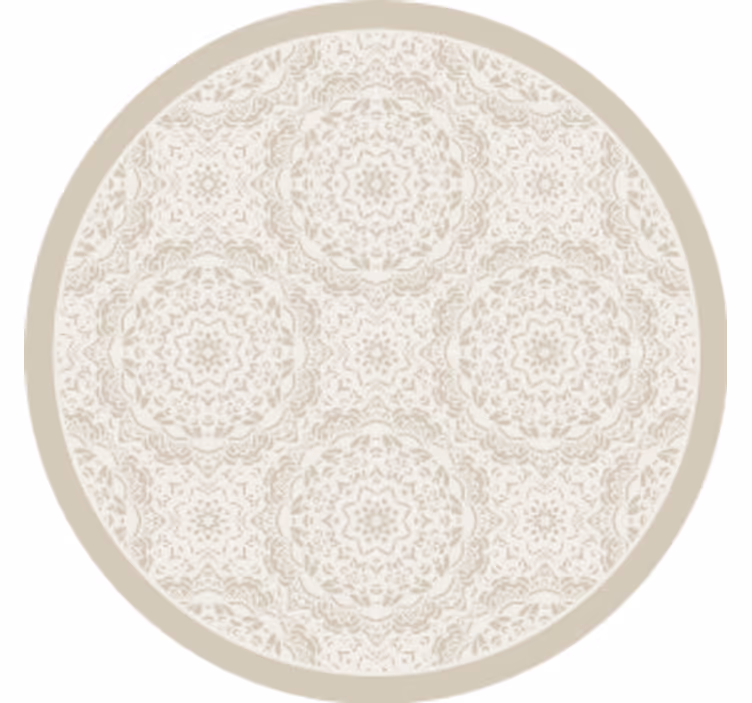 Untersetzer mit filigranem rundmuster - TenStickers