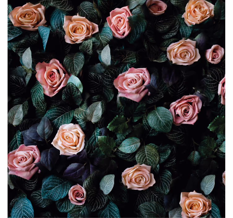 Untersetzer freak mit romantischem blumenmuster - TenStickers