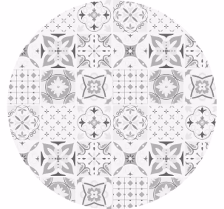 Untersetzer geometrisches blumenarrangement - TenStickers