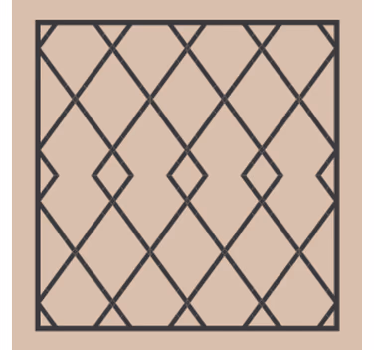 Untersetzer mit geometrischer Überlagerung - TenStickers