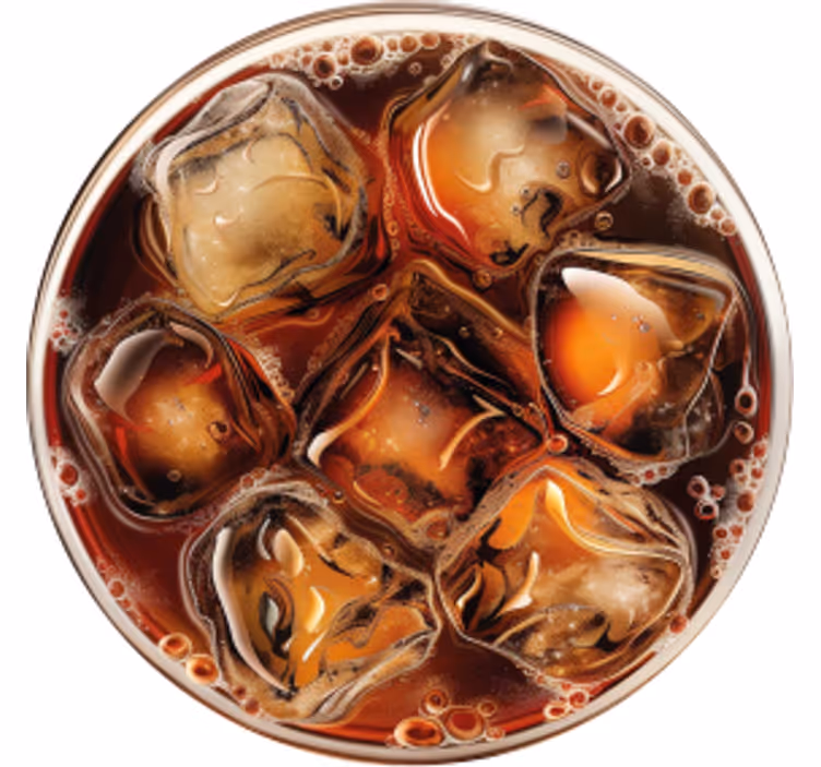 Untersetzer für cola getränke - TenStickers