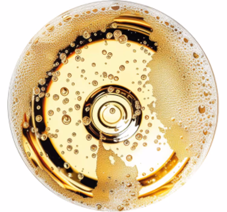 Untersetzer für champagner - TenStickers