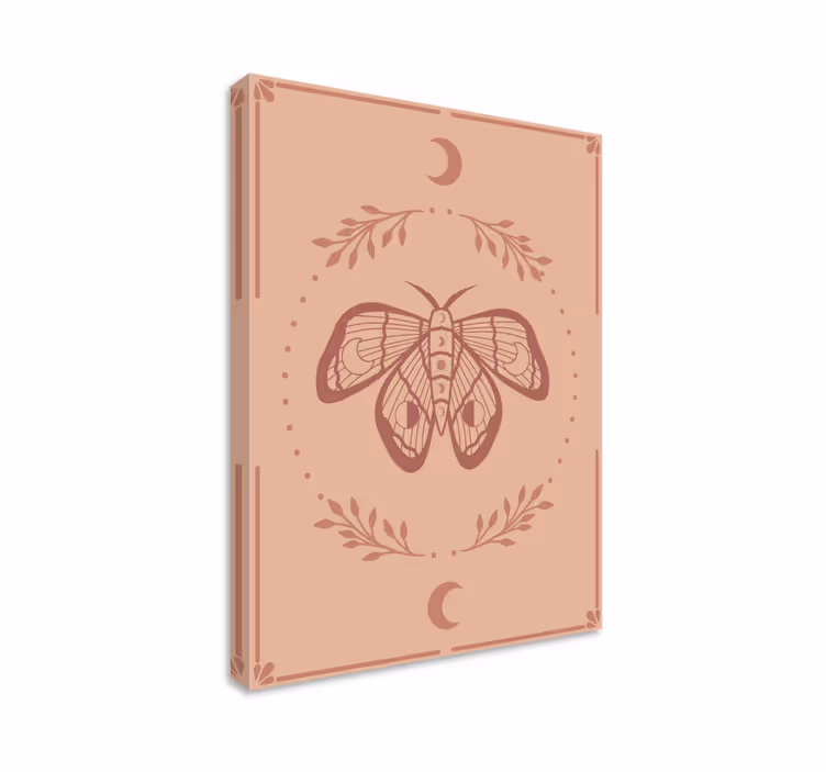 Wandbild schmetterling im boho-stil - TenStickers