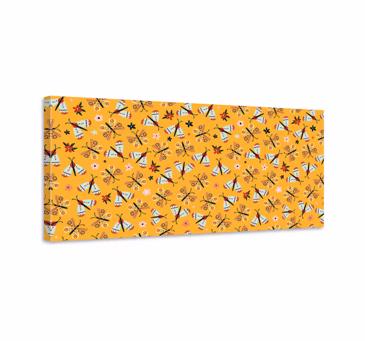 Wandbild schmetterling handgezeichnete schmetterlinge - TenStickers