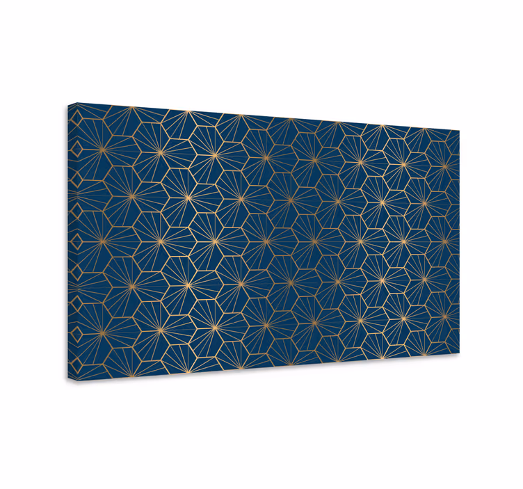 Geometrische Wandbilder leinwand mit geometrischem muster - TenStickers