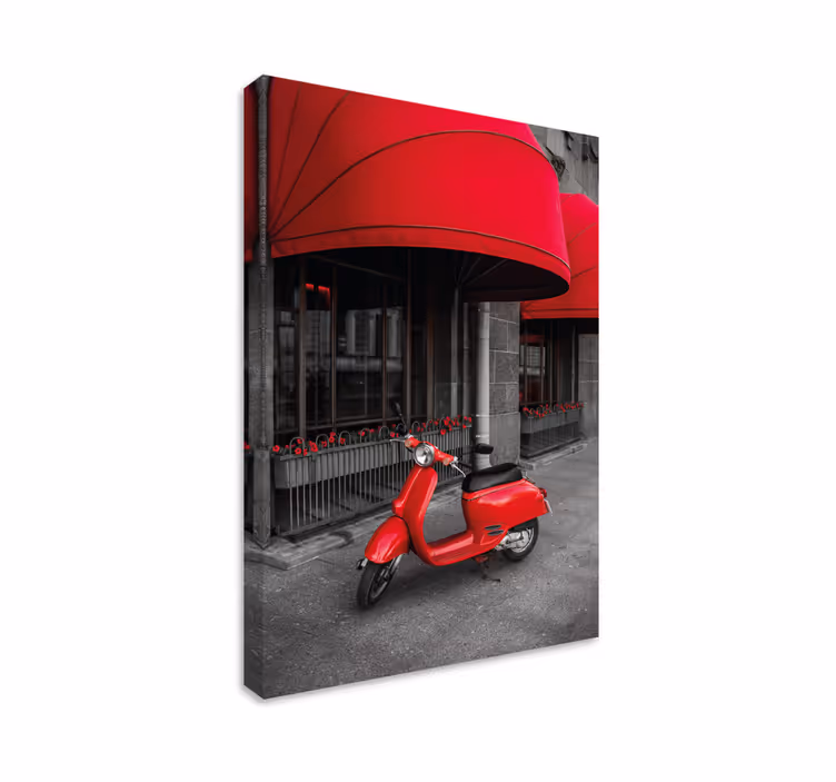 Leinwandbild roller mit selektiver farbe - TenStickers