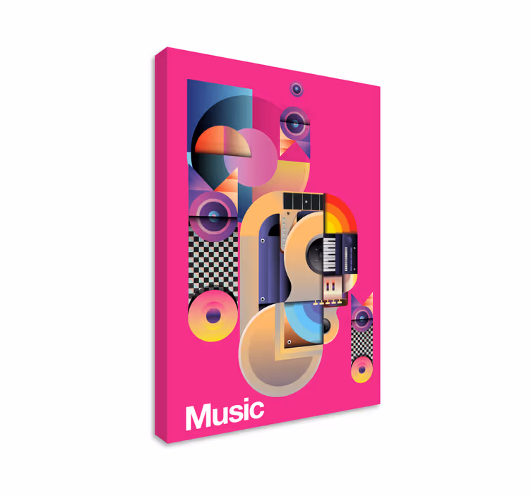 Wandbild Musik Moderne musikmotive - TenStickers