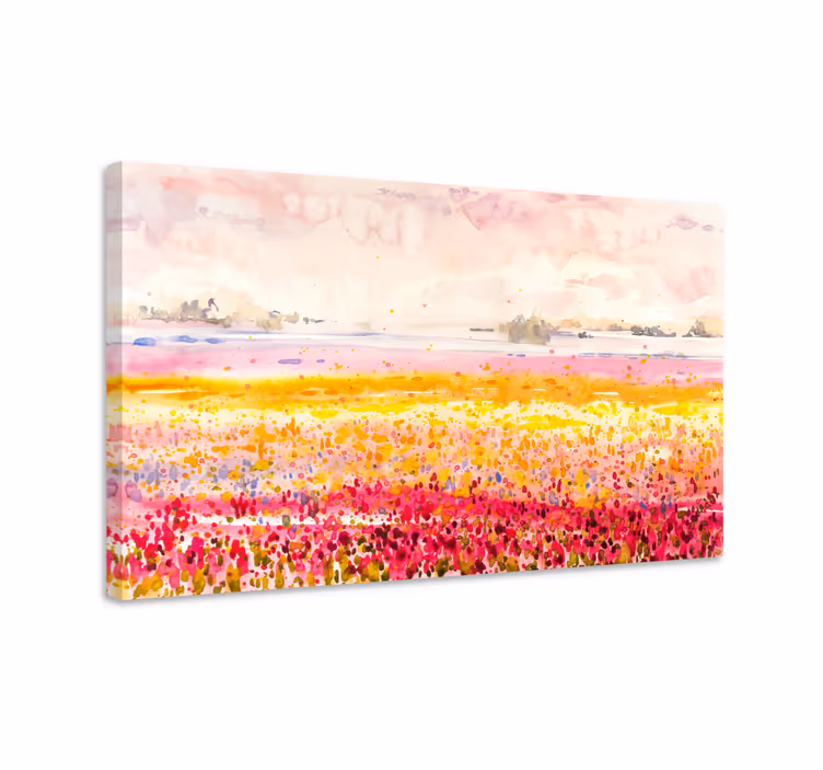 Wandbilder modern Moderne bunte landschaft - TenStickers