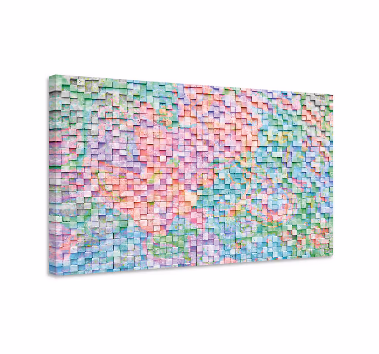 Geometrische Wandbilder mosaikspektrum - TenStickers